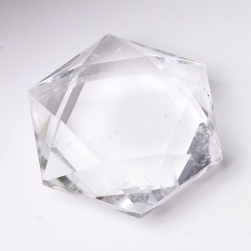 1" Crystal Hexagon Pocket Stone  for Pendant for DIY Crystal wholesale suppliers