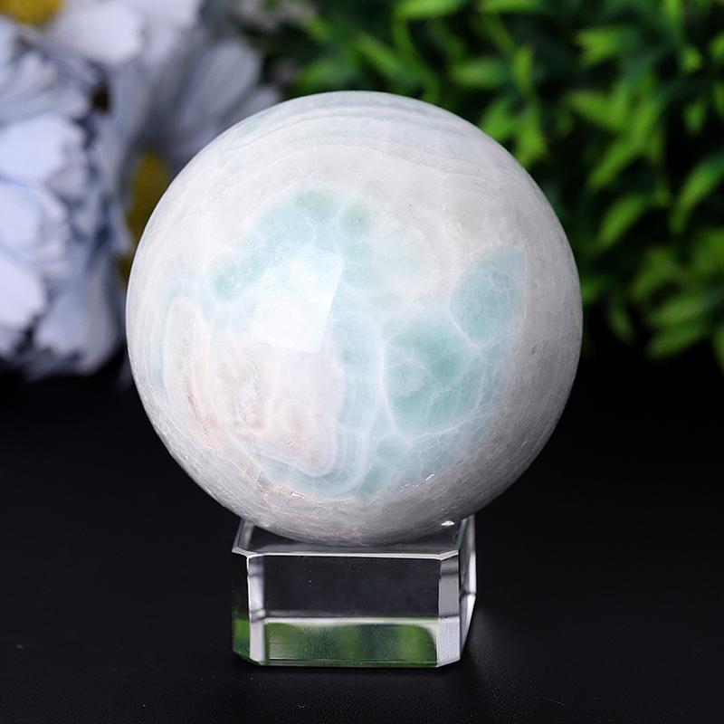 2.0"-4.0" Larimar Sphere Crystal wholesale suppliers