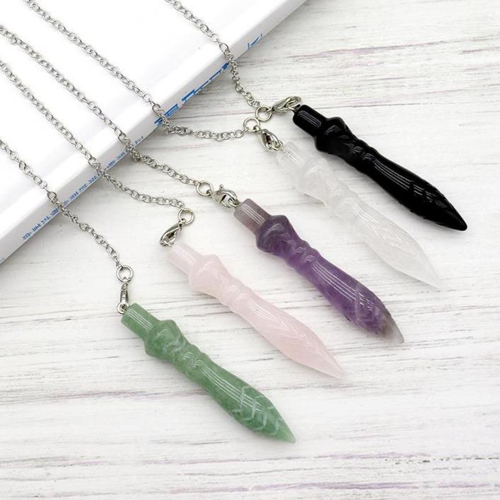 Amethyst Crystal Carving Pendulum Crystal wholesale suppliers