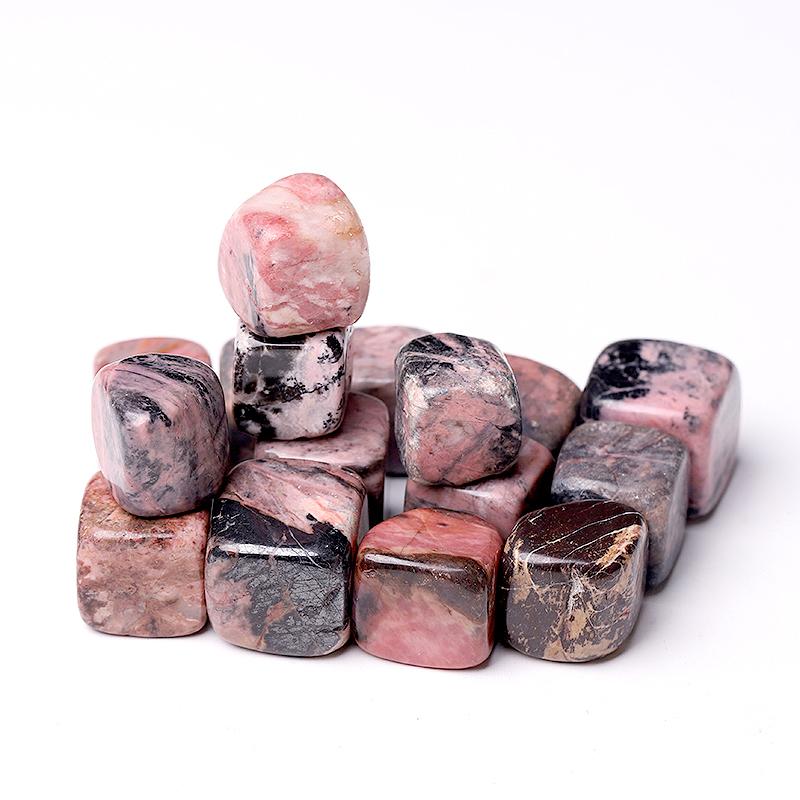 0.1kg 20mm-25mm Rhodonite Cubes Crystal wholesale suppliers