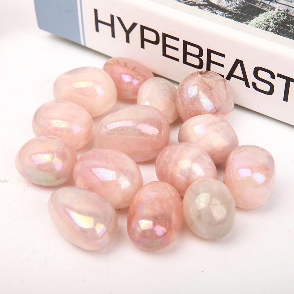 0.1kg Aura Pink Crystal Tumbles Crystal wholesale suppliers