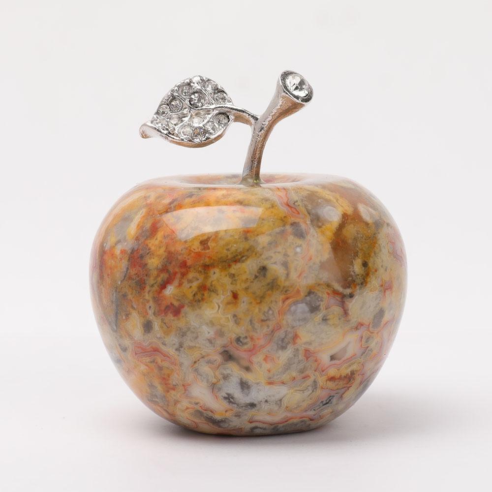 2" Crystal Apple Carvings Crystal wholesale suppliers