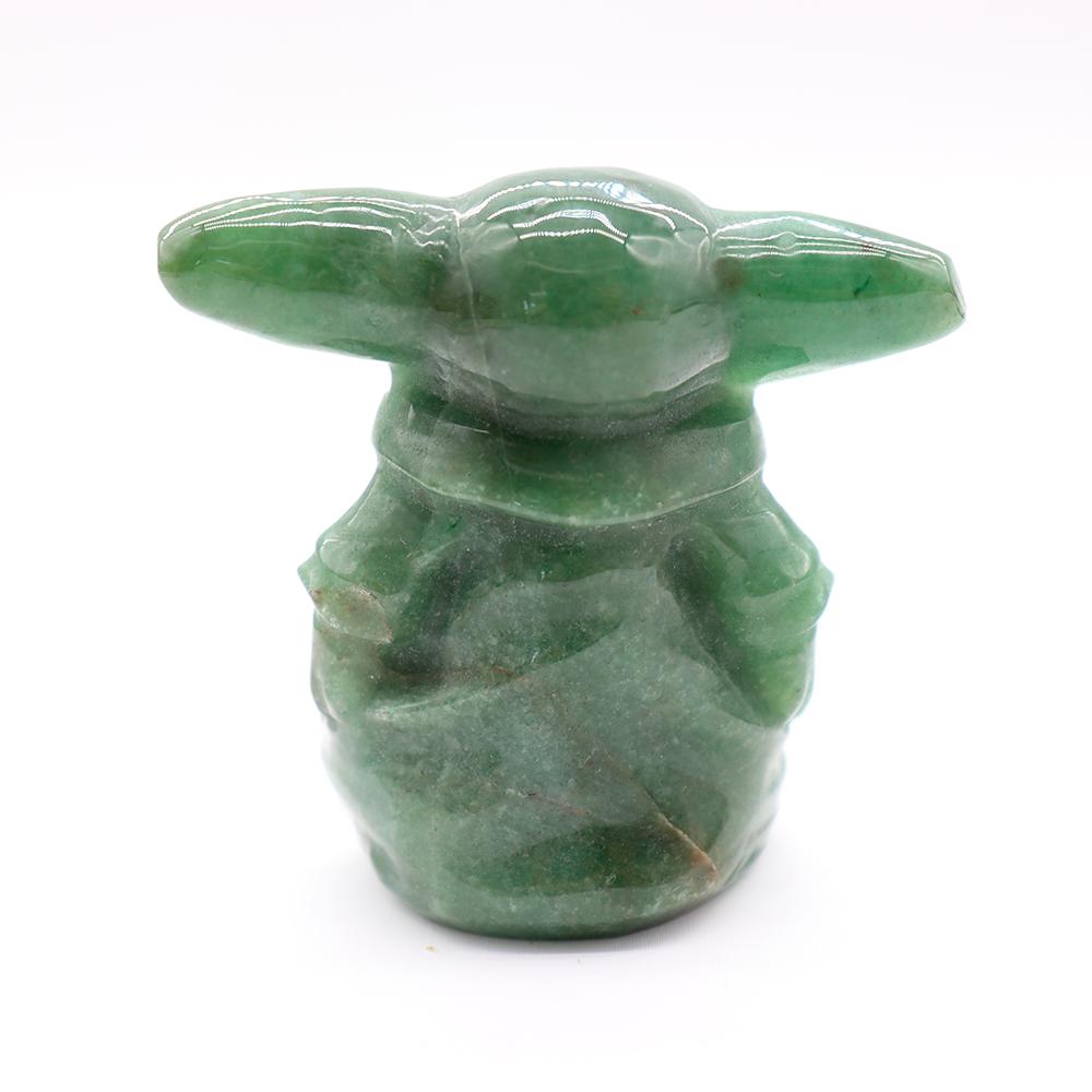 Master Yoda Aventurine Crystal Carvings Crystal wholesale suppliers