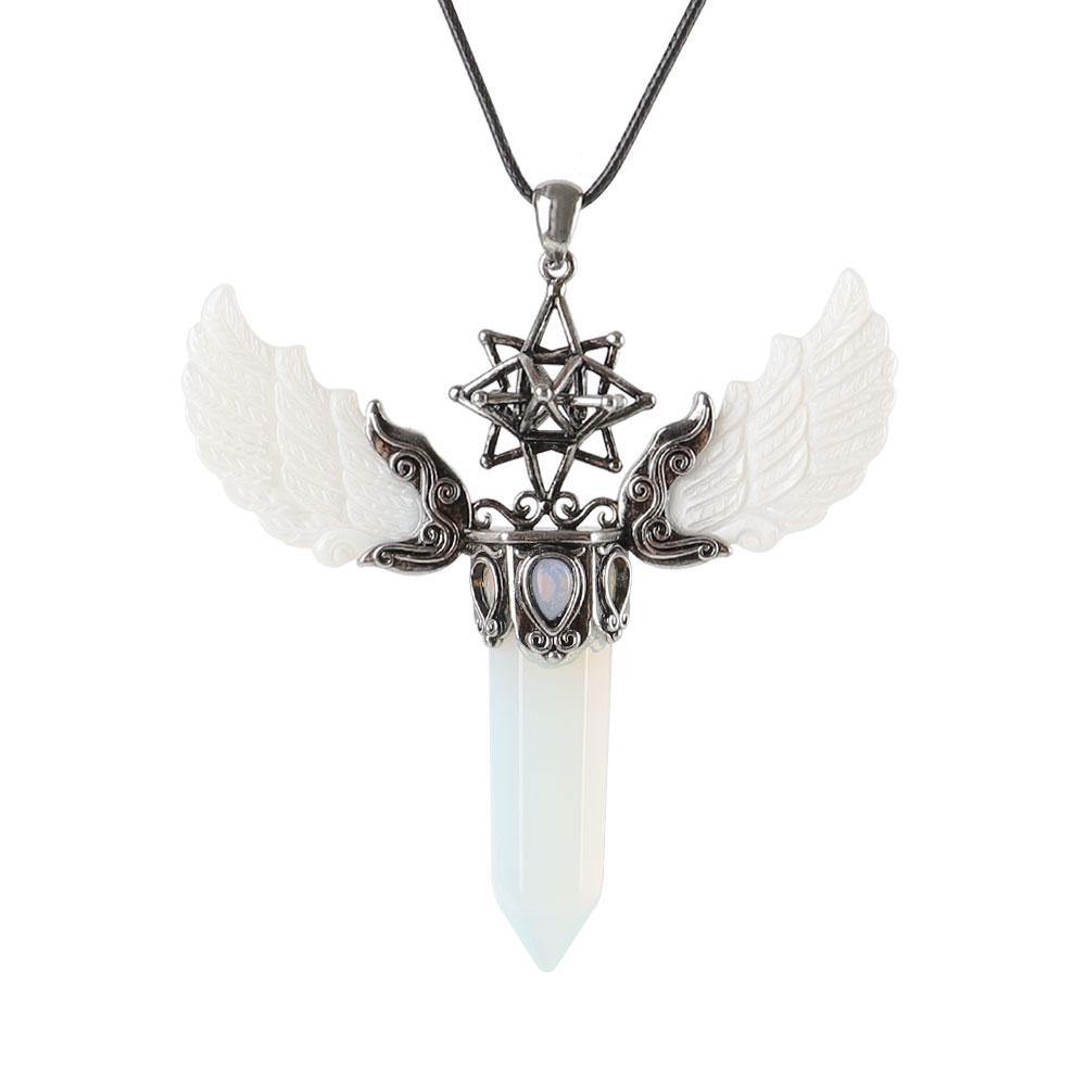 Crystal Point Vintage Wing Pendant Crystal wholesale suppliers