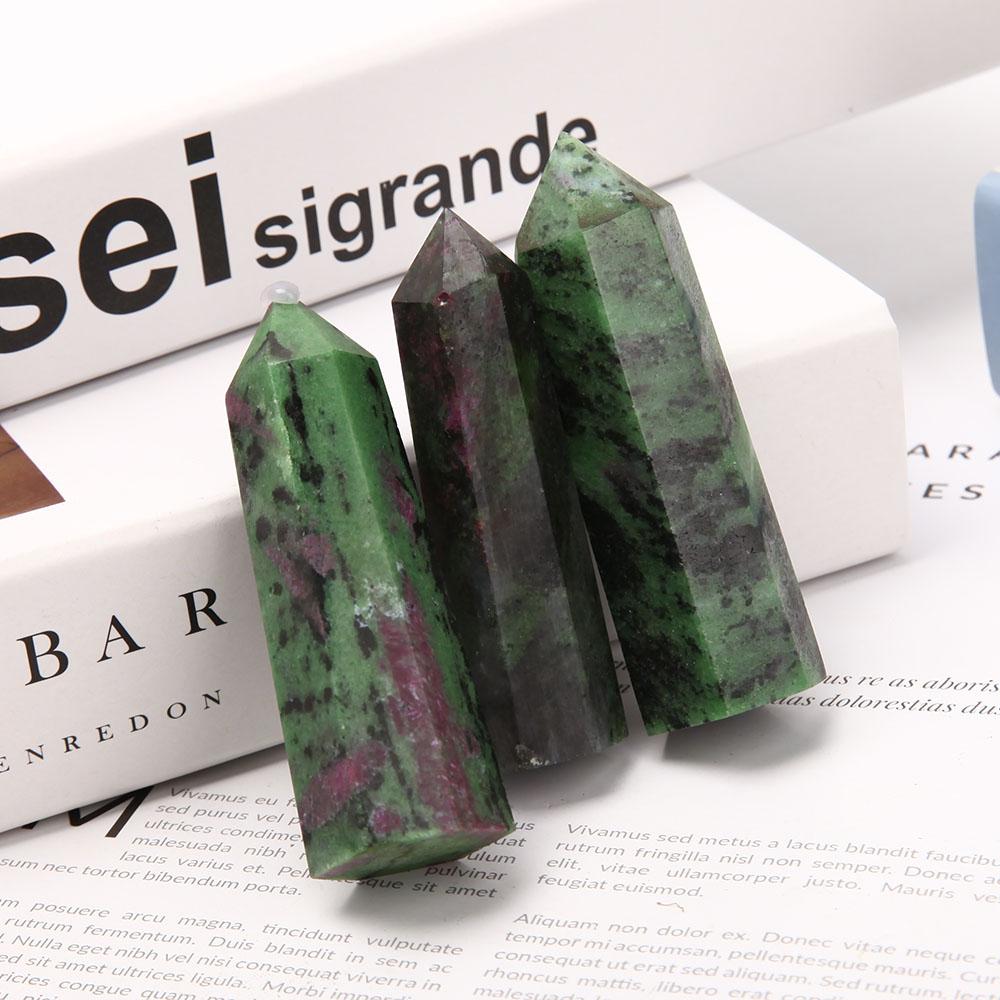 Set of 3 Ruby in Zoisite Crystal Point Crystal wholesale suppliers