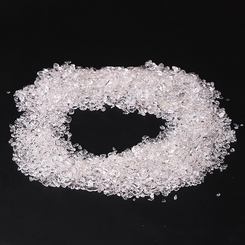 0.1kg High Quality Natural Clear Quartz Chips Crystal Chips for Decoration Crystal wholesale suppliers