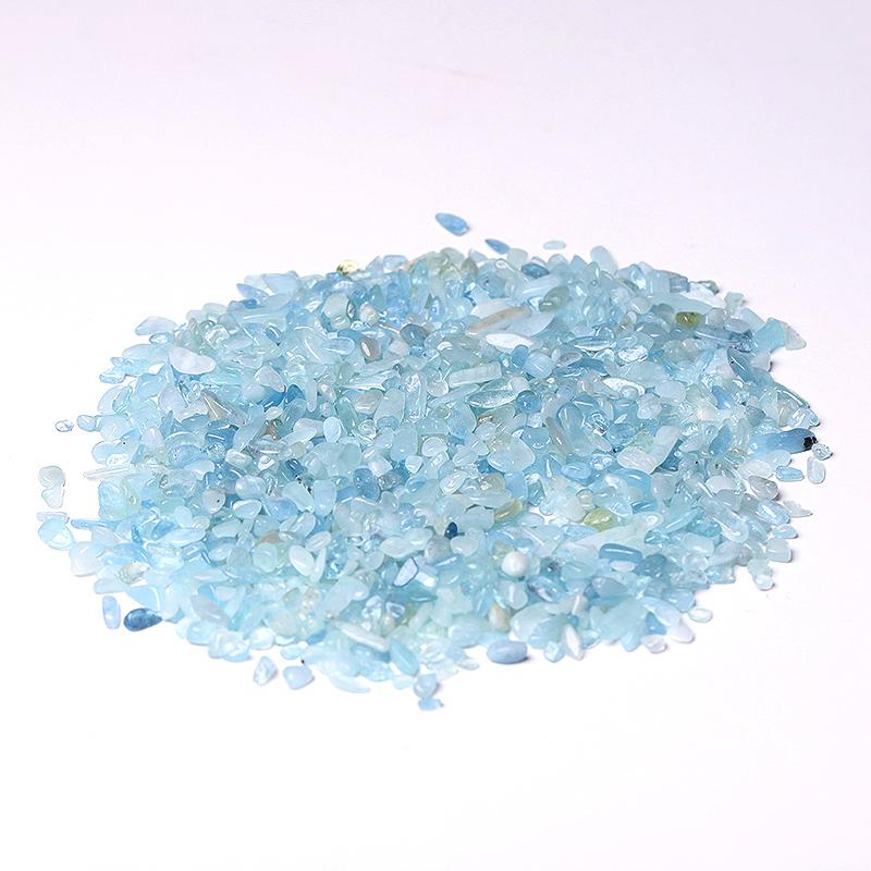 0.1kg 7-9mm Wholesale High Quality Aquamarine Chips Crystal wholesale suppliers