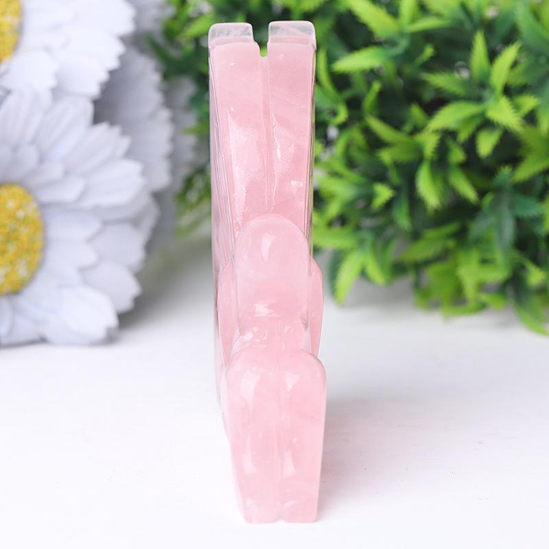 3.3" Rose Quartz Fairy Crystal Carvings Crystal wholesale suppliers