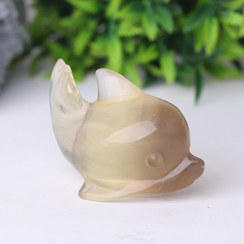 2.5" Fluorite Dolphin Crystal Carvings Crystal wholesale suppliers