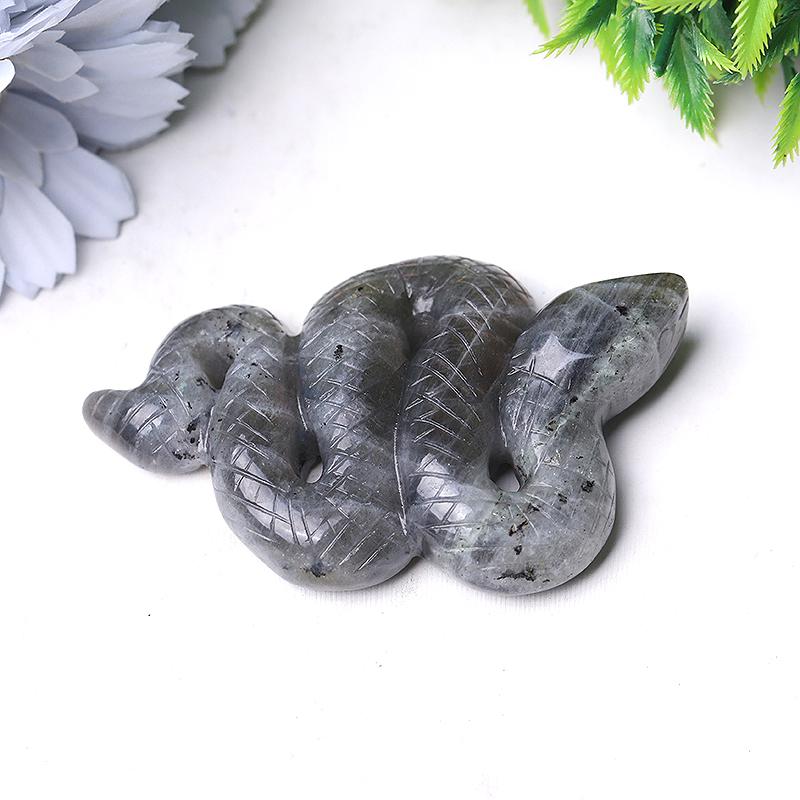 3.5" Labradorite Snake Crystal Carvings Crystal wholesale suppliers