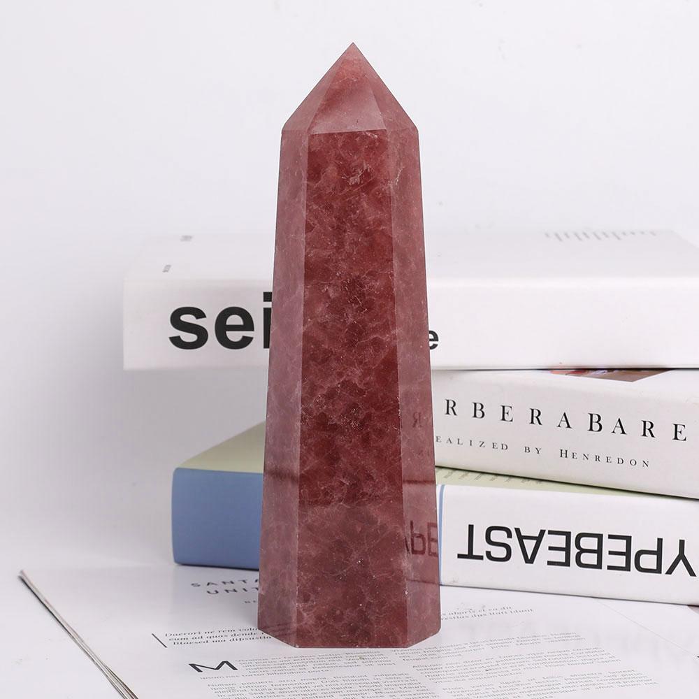 Strawberry Quartz Tower Crystal wholesale suppliers