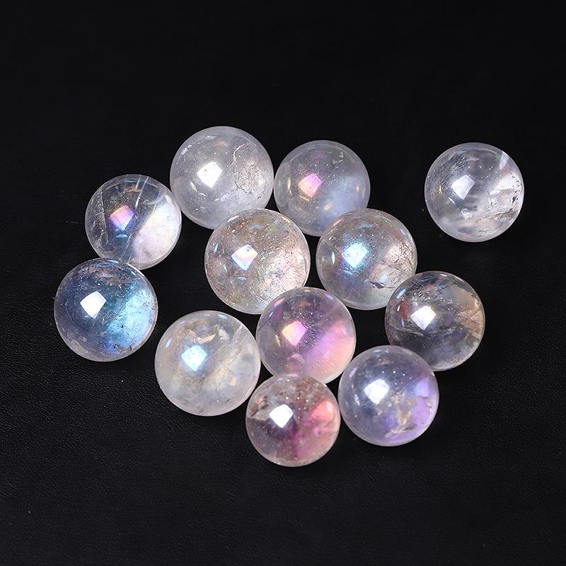 0.25kg Aura Clear Quartz Crystal Sphere Crystal wholesale suppliers