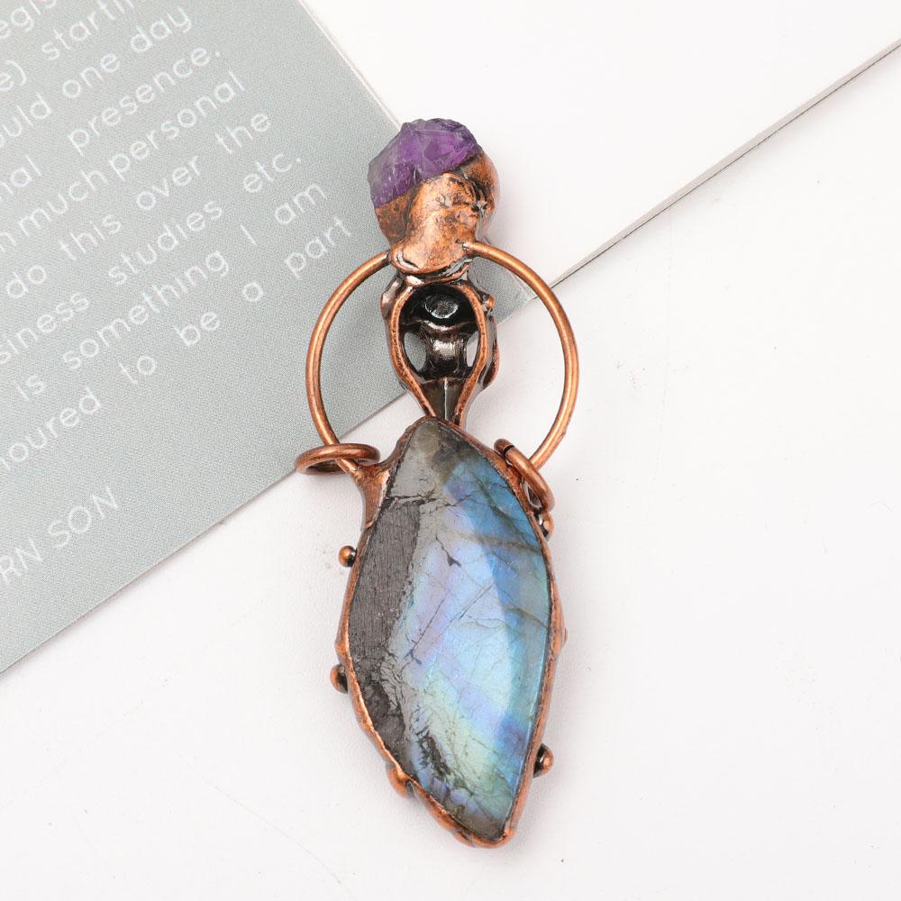 Labradorite Amethsyt Pendant Crystal wholesale suppliers