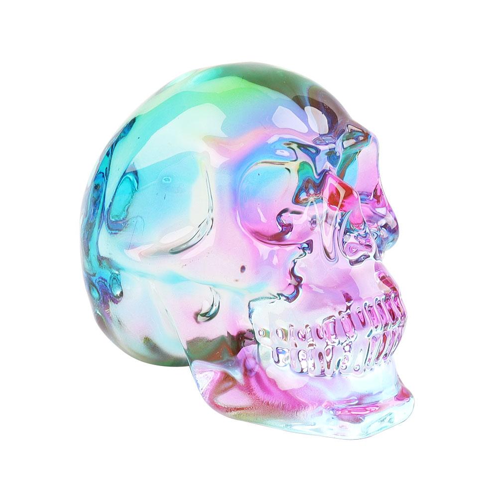 Aura Crystal Rainbow Skull Carving on Discount Crystal wholesale suppliers