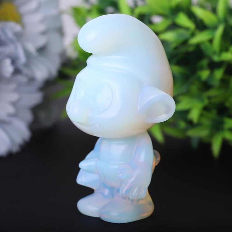 2.8" Opalite Smurfs Crystal Carvings Crystal wholesale suppliers