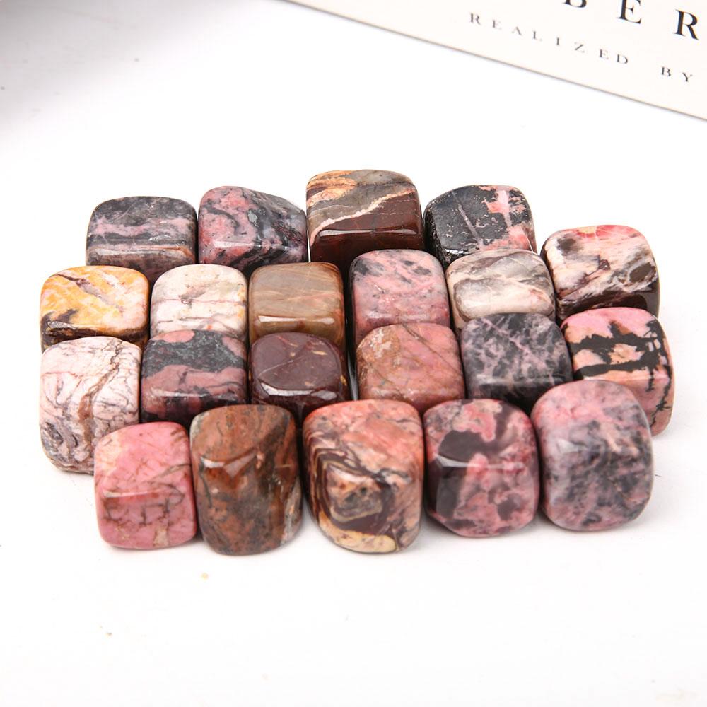 0.1kg Rhodonite Cubes Bag Crystal wholesale suppliers