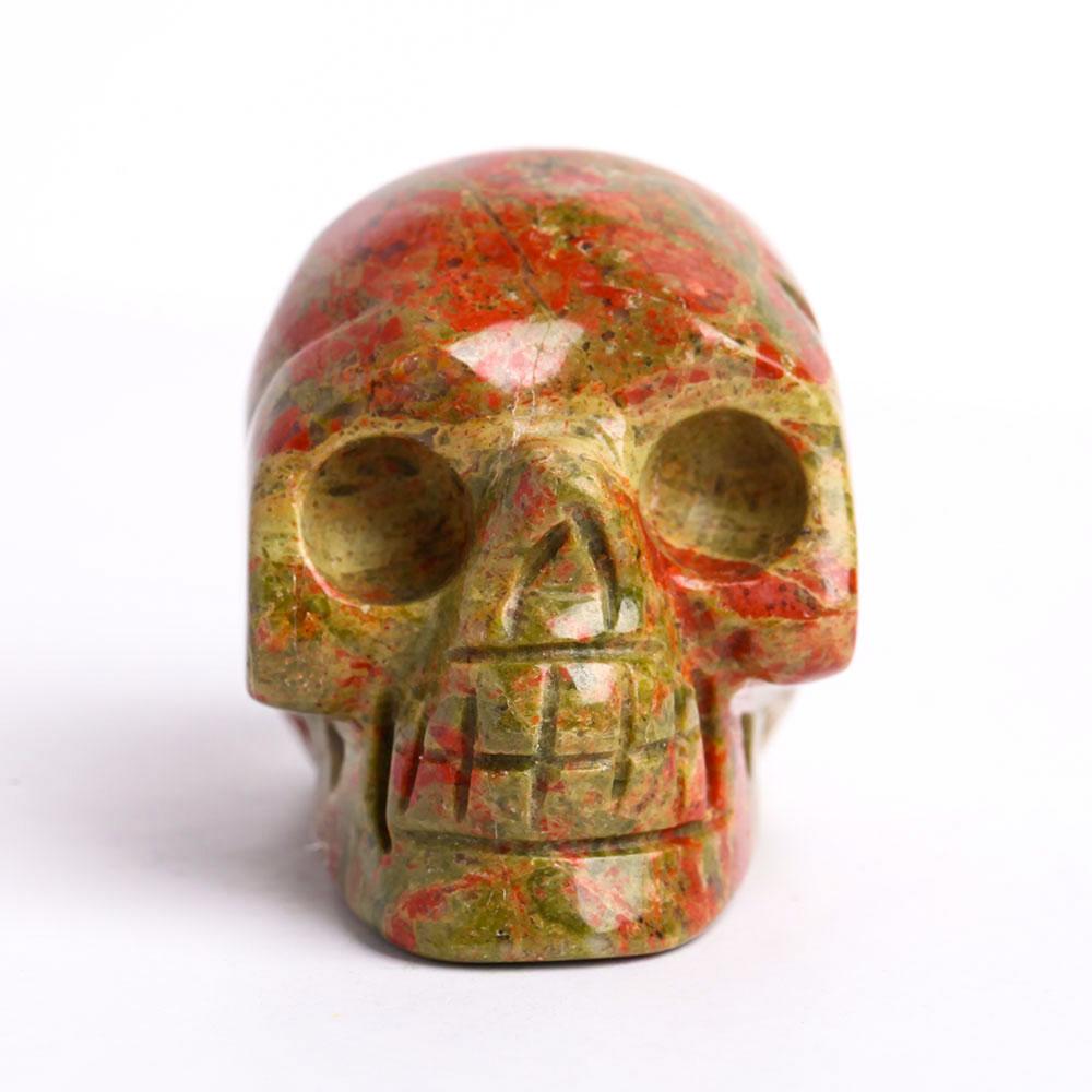 2" Unakite Crystal Skull Carvings Crystal wholesale suppliers