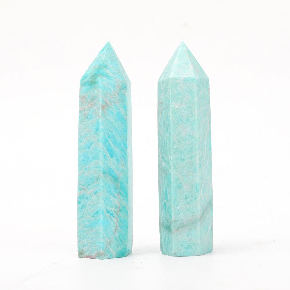 Set of 2 Amazonite Points Crystal wholesale suppliers