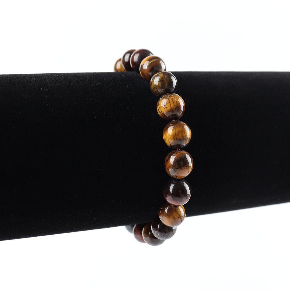 8mm Rainbow Tiger Eye Bracelet Crystal wholesale suppliers