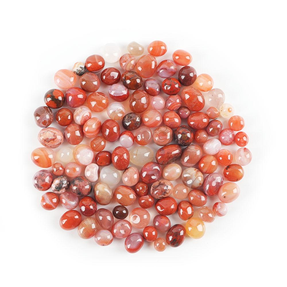 0.1kg Carnelian Tumbled Chips Stone Crushed Crystal Quartz Irregular Shaped Stones Crystal wholesale suppliers