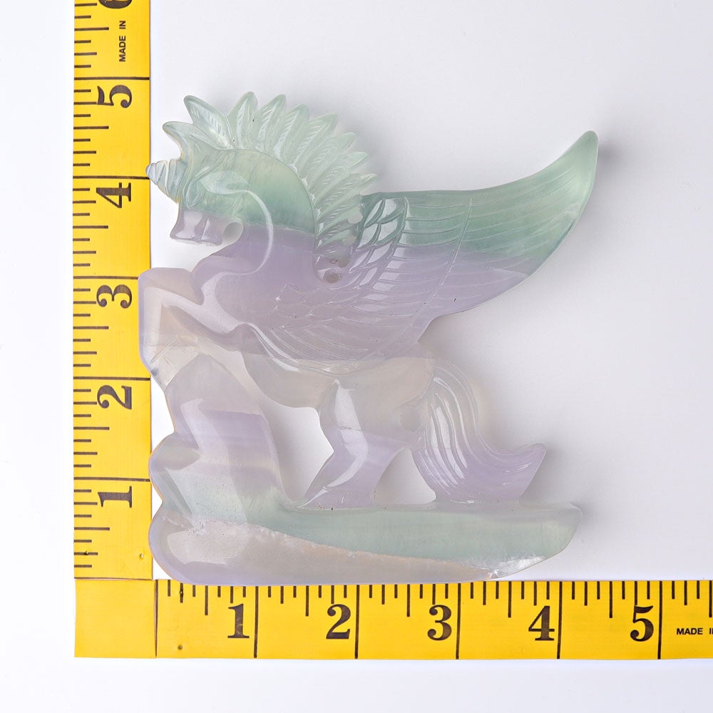 4.5" Fluorite Unicorn Crystal Carvings Crystal wholesale suppliers