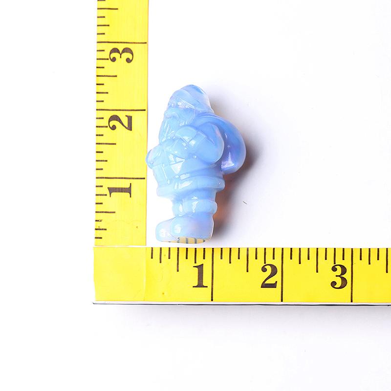 2" Blue Opalite Santa Claus Crystal Carvings for Christmas Crystal wholesale suppliers