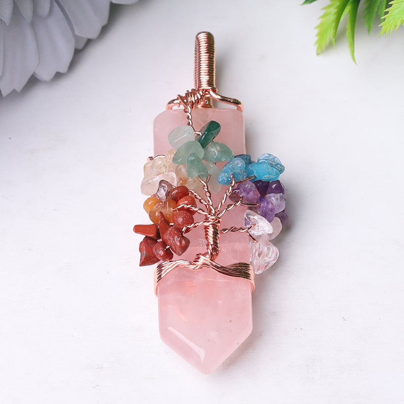 2.5" Tree of Life Crystal Pendant Crystal wholesale suppliers