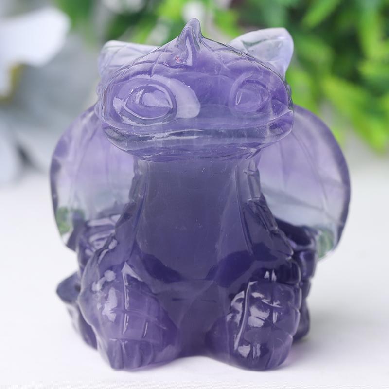 2.5" Fluorite Toothless Crystal Carvings Crystal wholesale suppliers