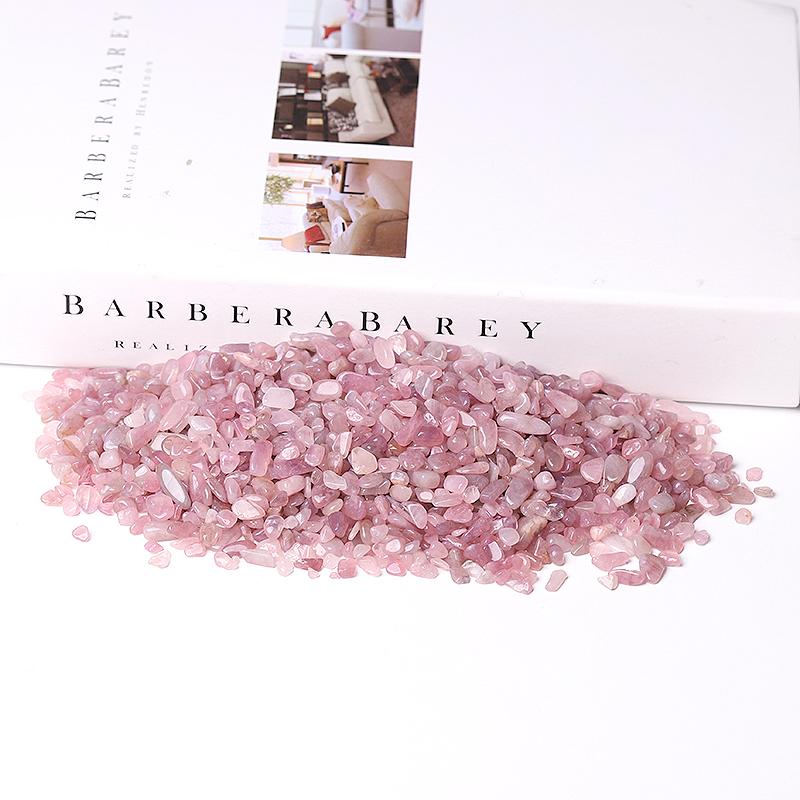 0.1kg Natural Madagascar Rose Quartz Chips Crystal wholesale suppliers