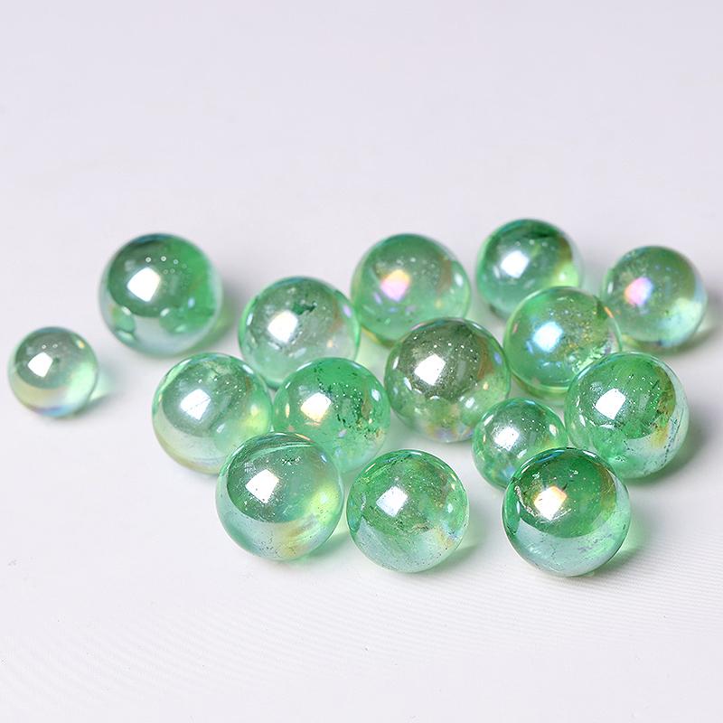 0.25kg Aura Green Crystal Sphere Crystal wholesale suppliers