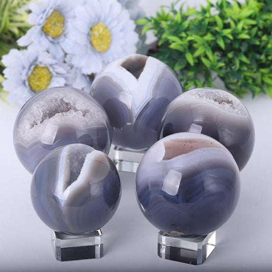 1.0"-4.5" Druzy Agate Sphere Crystal wholesale suppliers