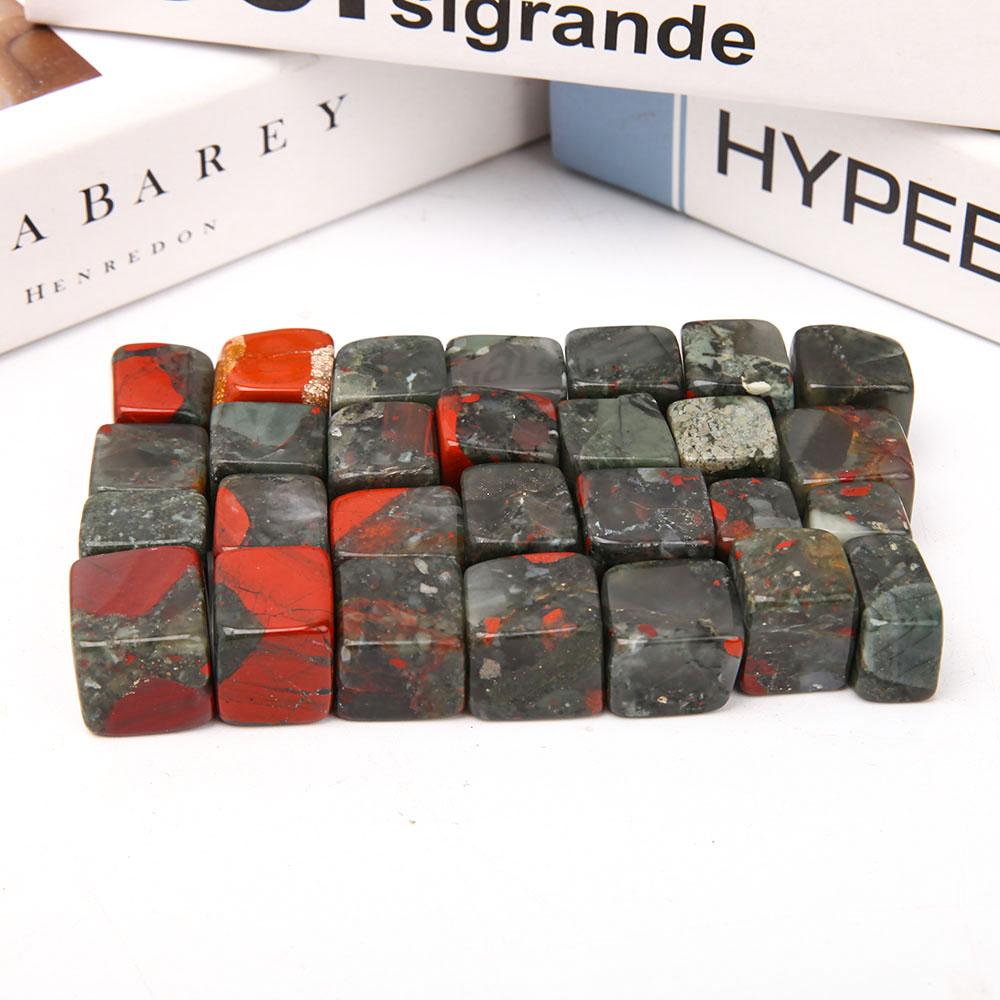 0.1kg Africa Blood Stone Cubes Crystal wholesale suppliers