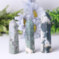 Wholesale Natural Moss Agate Point Healing Stone  Crystal wholesale suppliers