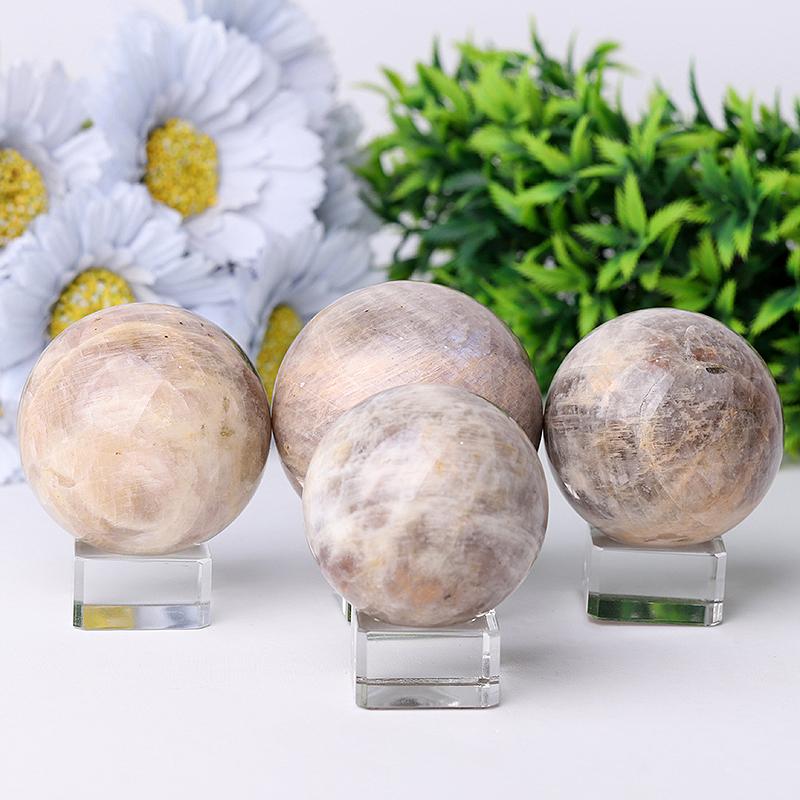 2"-4" Moonstone Crystal Sphere Crystal wholesale suppliers