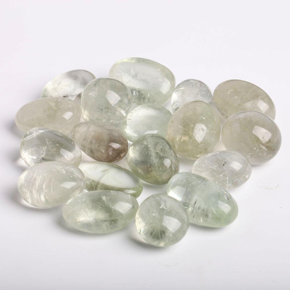 0.1kg Green Quartz Crystal Tumbles Crystal wholesale suppliers