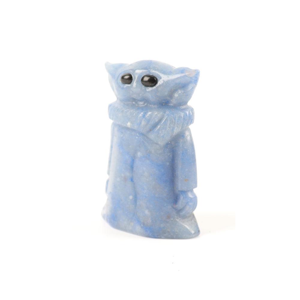 Blue Aventurine Crystal Carving Yoda 2" Crystal wholesale suppliers