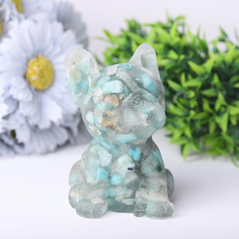 4" Resin French Bulldog Crystal Carvings Crystal wholesale suppliers