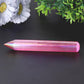 6" Aura Selenite Wand