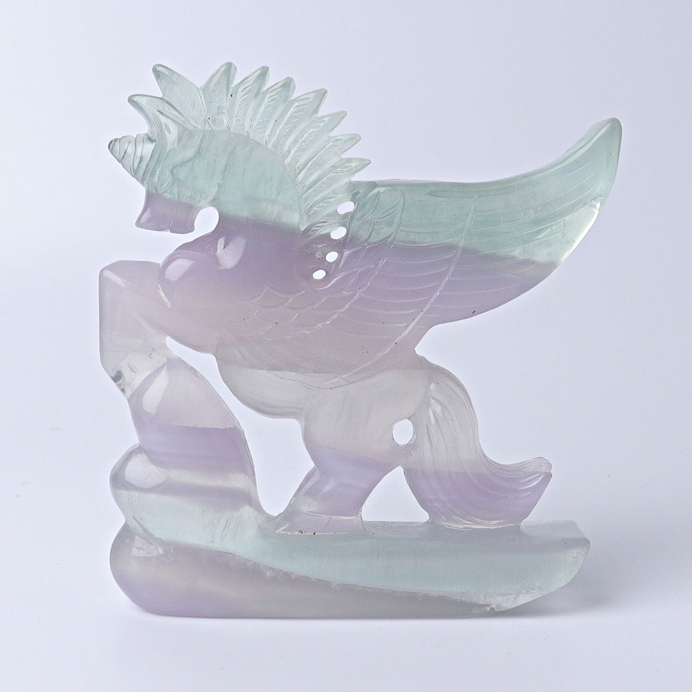 4.5" Fluorite Unicorn Crystal Carvings Crystal wholesale suppliers