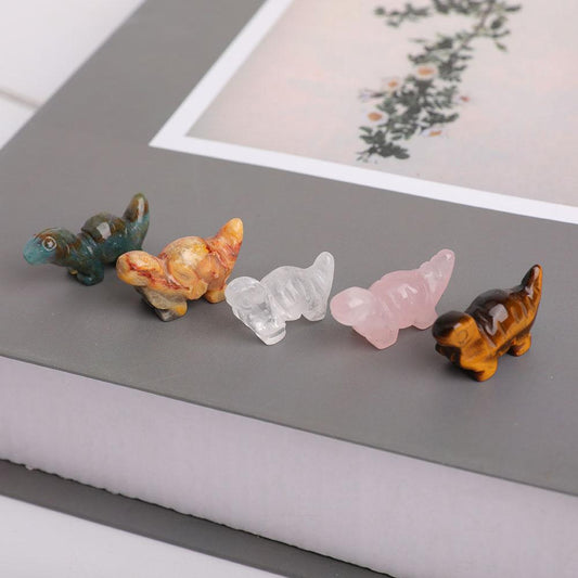 1.2“ Mini Dinosaur Carvings Crystal wholesale suppliers