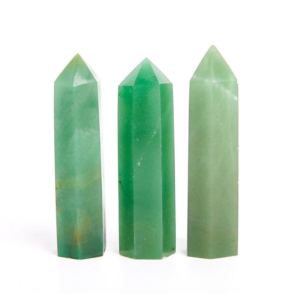 Set of 3 Aventurine Crystal Points Crystal wholesale suppliers