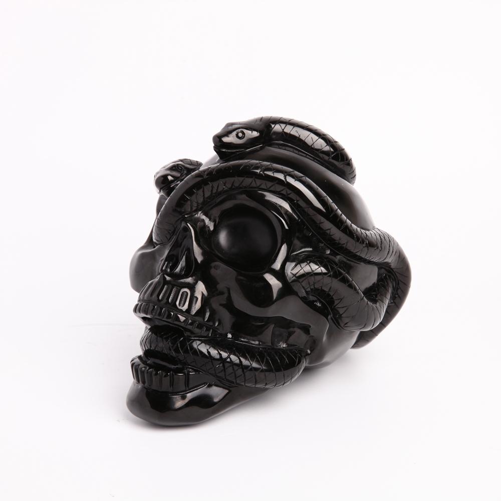 Black Obsidian Crystal Carvings Skull Crystal wholesale suppliers