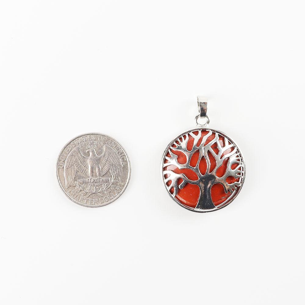 Red Jasper Tree of Life Pendant Jewelry Crystal wholesale suppliers