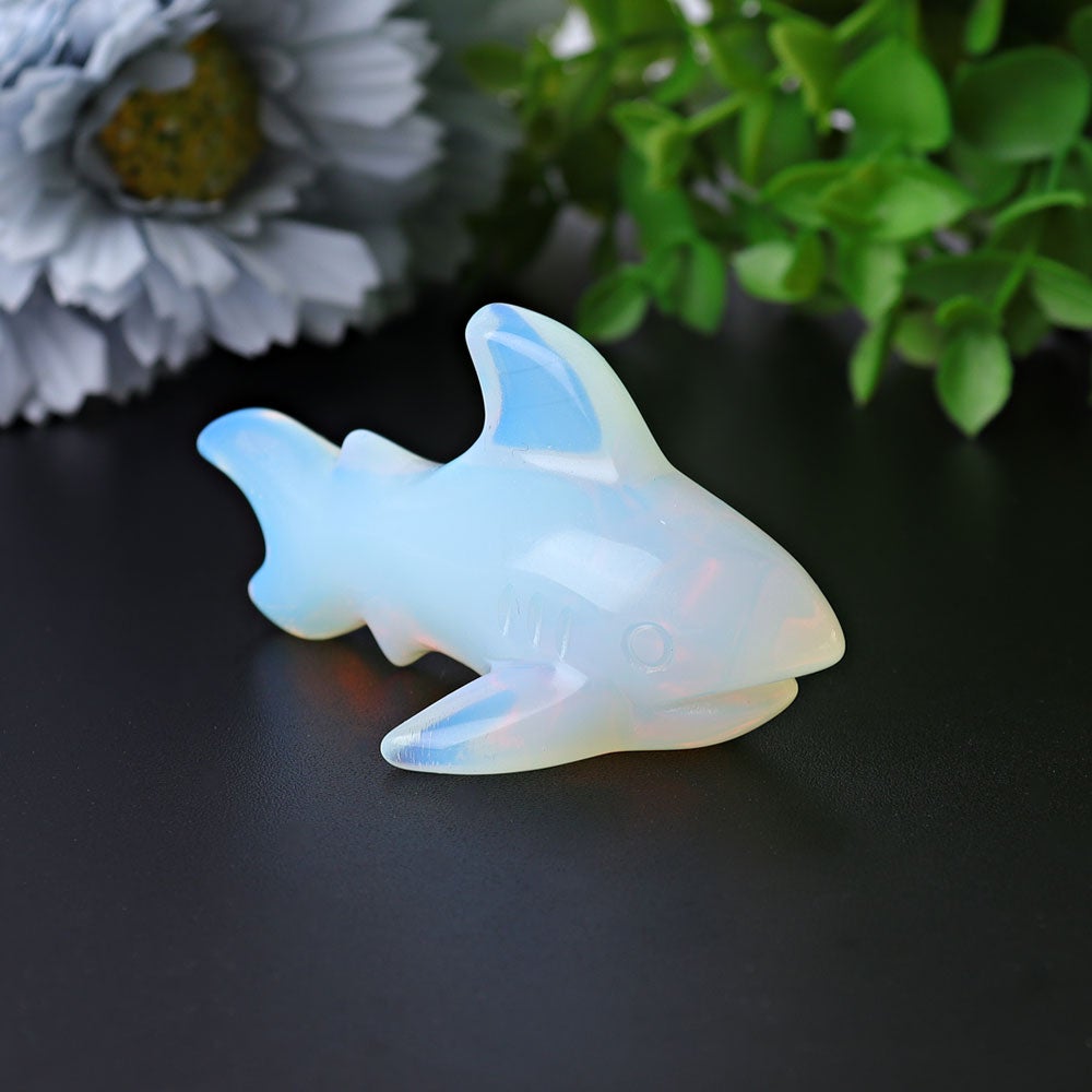 2.9" Opalite Shark Crystal Carvings Crystal wholesale suppliers