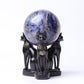 Resin Lucky Cat Statue Base Stand L