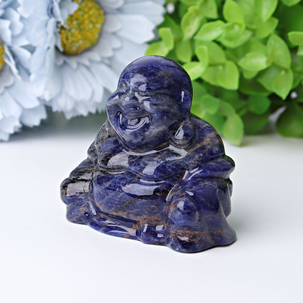 2.4" Sodalite Buddha Crystal Carvings Crystal wholesale suppliers