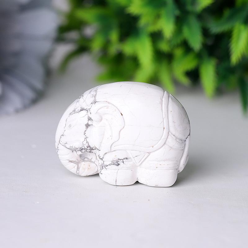 1.5" Elephant Crystal Carvings Crystal wholesale suppliers