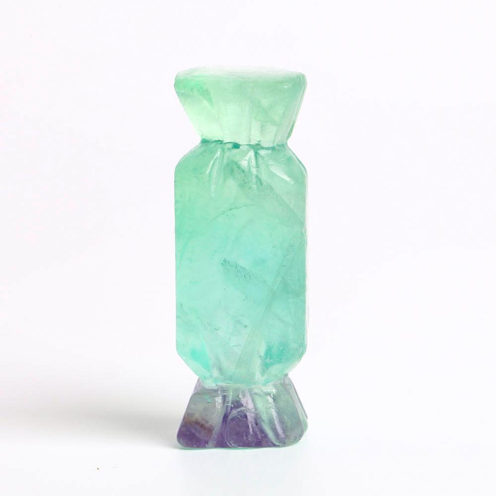 Set of 3 Fluorite Candy Shape Carving Decoration Crystal wholesale suppliers