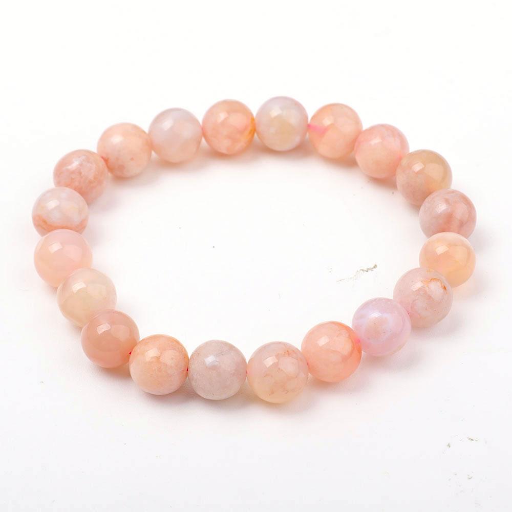 9.5mm Flower Agate Bracelet Crystal wholesale suppliers