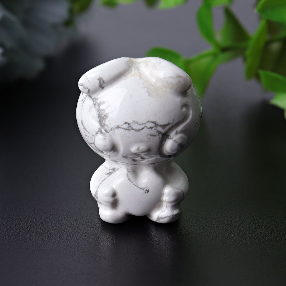 1.5" Howlite Animal Crystal Carvings Crystal wholesale suppliers